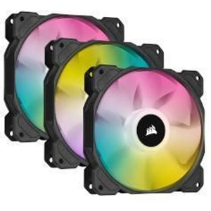 Corsair iCUE SP120 RGB Elite 120mm Performance RGB LED Fan 3 Pack with Lighting Node CORE