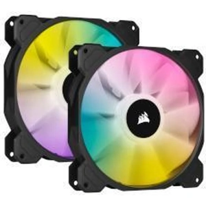 Corsair iCUE SP140 RGB Elite 140mm Performance RGB LED Fan 2 Pack with Lighting Node CORE