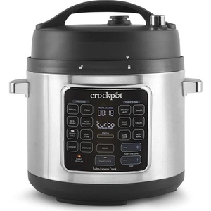 CROCK-POT Turbo Express CSC062 Pressure Cooker - Stainless Steel, Stainless Steel