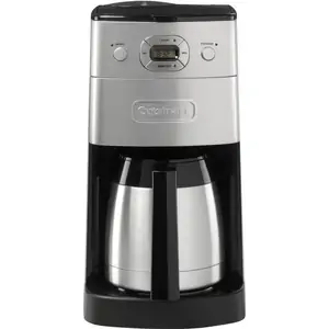 CUISINART Grind & Brew Auto DGB650BCU Filter Coffee Machine - Silver, Black,Silver/Grey
