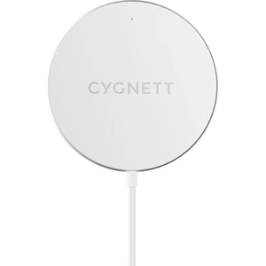 CYGNETT MagCharge USB Type-C Magnetic Wireless Charger - 2 m, White, White