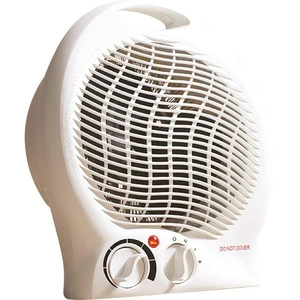 Daewoo HEA1338 Portable Hot & Cool Fan Heater - White, White
