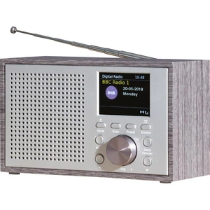 DAEWOO AVS1323 Portable DAB Retro Radio - Grey