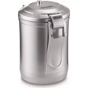 DELONGHI DLSC061 Vacuum Coffee Canister - Stainless Steel, Stainless Steel