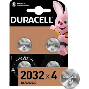 DURACELL DL2032/CR2032/ECR2032 Batteries - Pack of 4