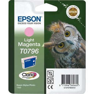 Epson T0796 Owl Light Magenta Ink Cartridge, Magenta
