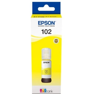 EPSON 102 Ecotank Yellow Ink Bottle, Yellow
