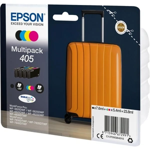 EPSON Suitcase 405 Cyan, Magenta, Yellow & Black Ink Cartridges - Multipack, Black,Yellow,Cyan,Magenta