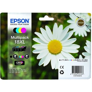 EPSON Daisy T1816 XL Cyan, Magenta, Yellow & Black Ink Cartridges - Multipack, Black & Tri-colour