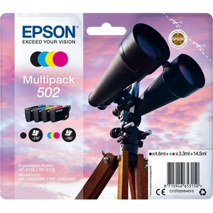 EPSON Binoculars 502 Cyan, Magenta, Yellow & Black Ink Cartridges - Multipack