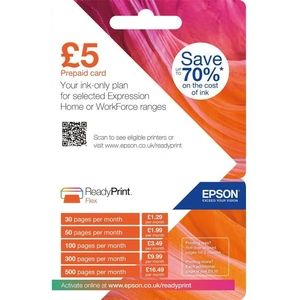 EPSON ReadyPrint Flex Prepaid Card - £5