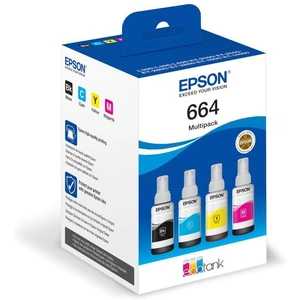 EPSON 664 EcoTank Cyan, Magenta, Yellow & Black Ink Bottles
