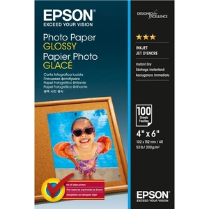 Epson (10 x 15cm) Glossy Photo Paper 200g/m2 (100 Sheets) for