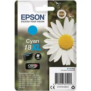 Epson Daisy 18XL (Yield 450 Pages) Claria Home Ink Cartridge (Cyan)