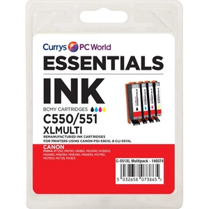 ESSENTIALS PGI 550XL & 551XL 4-Colour Canon Ink Cartridges