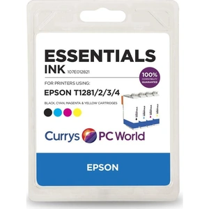 ESSENTIALS E128 Cyan, Magenta, Yellow & Black Epson Ink Cartridges - Multipack