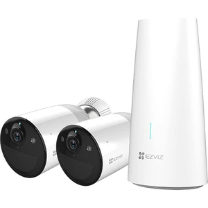 EZVIZ BC1-B2 Outdoor Full HD 1080p WiFi Security Camera - 2 Cameras, White