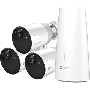 EZVIZ BC1-B3 Outdoor Full HD 1080p WiFi Security Camera - 3 Cameras, White
