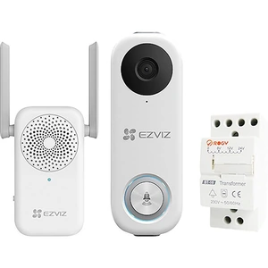 EZVIZ CS-BD-DB1C Wireless Video Doorbell Kit, White