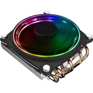 GameMax Gamma 300 Rainbow ARGB Low Profile Heatsink & Fan Intel & AMD Sockets Hydro Bearing Fan 5 Copper Heatpipes