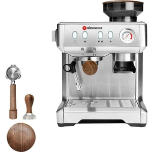 GASTROBACK DER FEINSCHMECKER Special Edition with Fine Woods 42624 Bean to Cup Coffee Machine - Silver