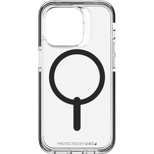 GEAR4 Santa Cruz Snap iPhone 14 Pro Case - Clear & Black, Black,Clear