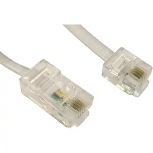 Generic 15m RJ45 - RJ11 Cable (White)