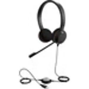 GN Netcom Jabra EVOLVE 20 Wired Over-the-head Stereo Headset - Black - UC Stereo - USB-C