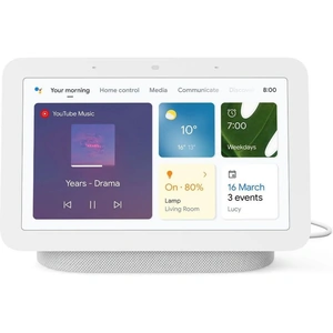 GOOGLE Nest Hub (2nd Gen) Smart Display with Google Assistant - Chalk, White