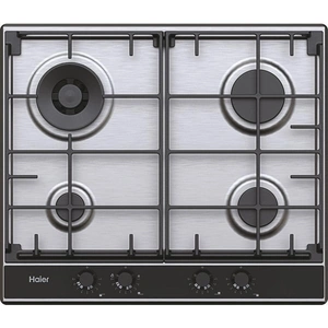 HAIER Series 2 HAHG6BR4S2X 60 cm Gas Hob - Stainless Steel, Stainless Steel