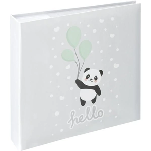HAMA 2661 Hello Panda Memo Photo Album - 100 pages, Grey, Silver/Grey