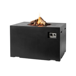 Happy Cocooning Lounge & Dining Rectangular Gas Table - Black