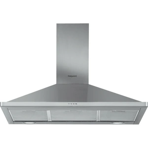Hotpoint PHPN95FLMX 90cm Chimney Cooker Hood Stainless Steel