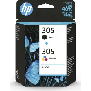 HP 305 Black & Tri-colour Ink Cartridges - Twin Pack