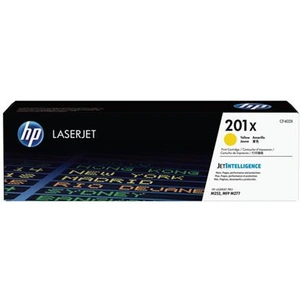 HP 201X High Yield Yellow Original LaserJet Toner Cartridge. Colour toner page yield: 2300 pages Printing colours: Yellow Quantity per pack: 1 pc(s)