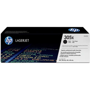 HP 305X High Yield Black Original LaserJet Toner Cartridge. Black toner page yield: 4000 pages Printing colours: Black Quantity per pack: 1 pc(s)