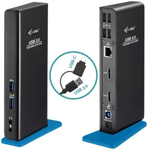 I-tec USB 3.0/USB-C Dual HDMI Docking Station Wired USB 3.2 Gen 1 (3.1 Gen 1) Type-A 3.5 mm 101001000 Mbit/s Black UK