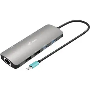 I-tec USB-C Metal Nano 2x Display Docking Station + Power Delivery 100 W