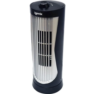 IGENIX DF0020 Portable Tower Fan - Black, Silver/Grey,Black