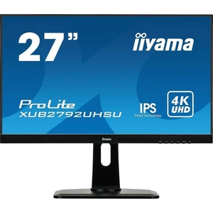 Iiyama ProLite XUB2792UHSU-B1 4K Ultra HD 27” IPS LCD Monitor - Black, Black