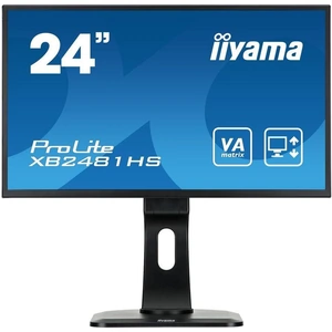 Iiyama ProLite XB2481HS-B1 Full HD 24 LCD Monitor - Black, Black