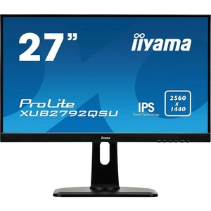 Iiyama ProLite XUB2792QSU-B1 Quad HD 27” IPS LCD Monitor - Black, Black