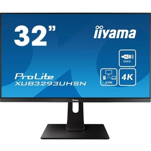IIYAMA ProLite XUB3293UHSN-B1 4K Ultra HD 31.5 IPS LCD Monitor - Black, Black