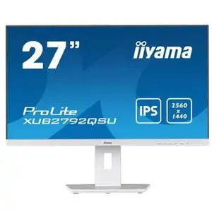 Iiyama ProLite XUB2792QSU-W5 computer monitor 68.6 cm (27") 2560 x 1440 pixels Wide Quad HD LED White