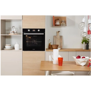 Indesit IFW6340BL Built In Electric Single Oven in Black 66L