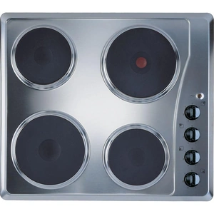 INDESIT TI 60 X Electric Solid Plate Hob - Silver