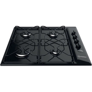 Indesit PAA642IBK 60cm Gas Hob in Black Flame Failure Device