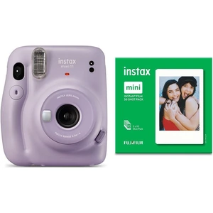 Instax mini 11 Instant Camera & 50 Shot Mini Film Pack Bundle - Lilac Purple