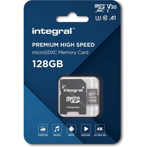 INTEGRAL V30 Class 10 microSD Memory Card - 128 GB, Black