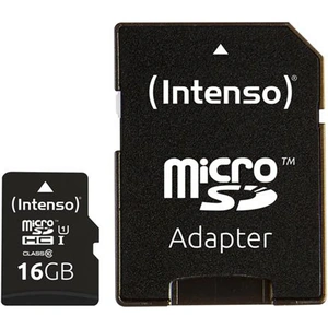 View product details for the Intenso 16GB microSDHC memory card Class 10 UHS-I